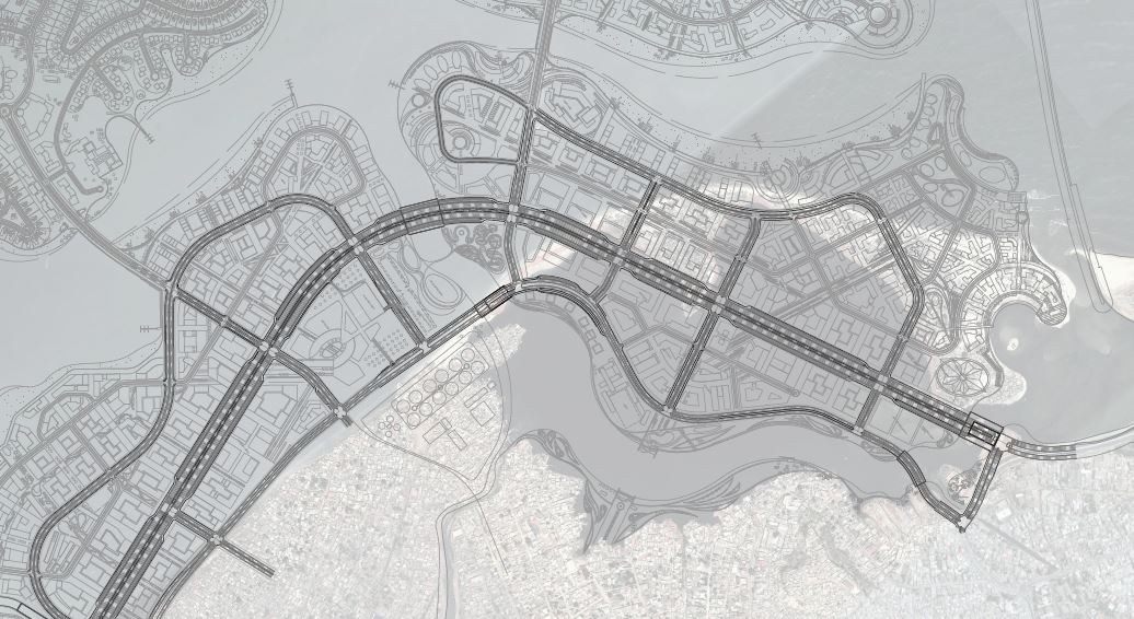 Main roads layout plan and key junctions