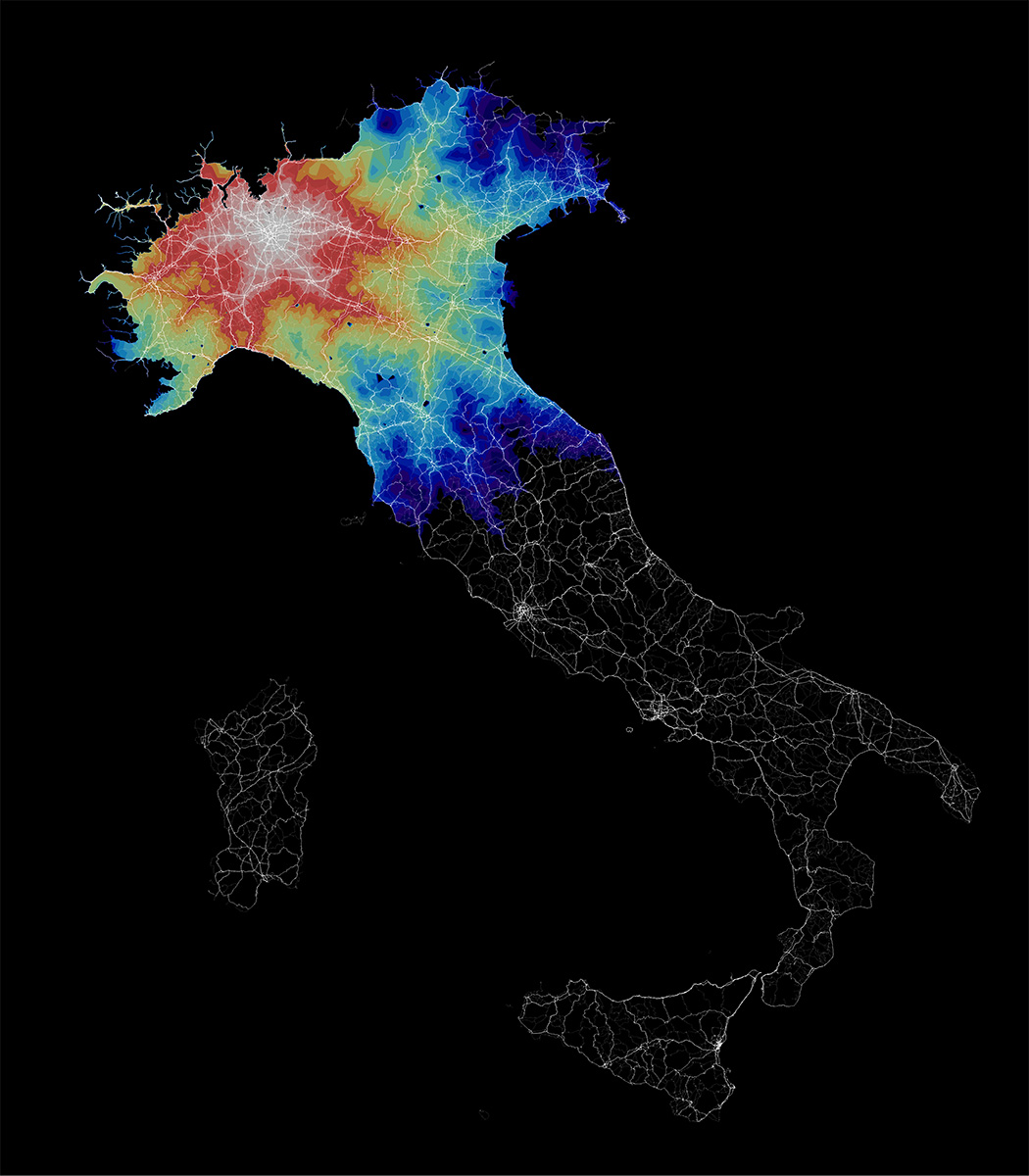 Milan Area: road network 2018-2050