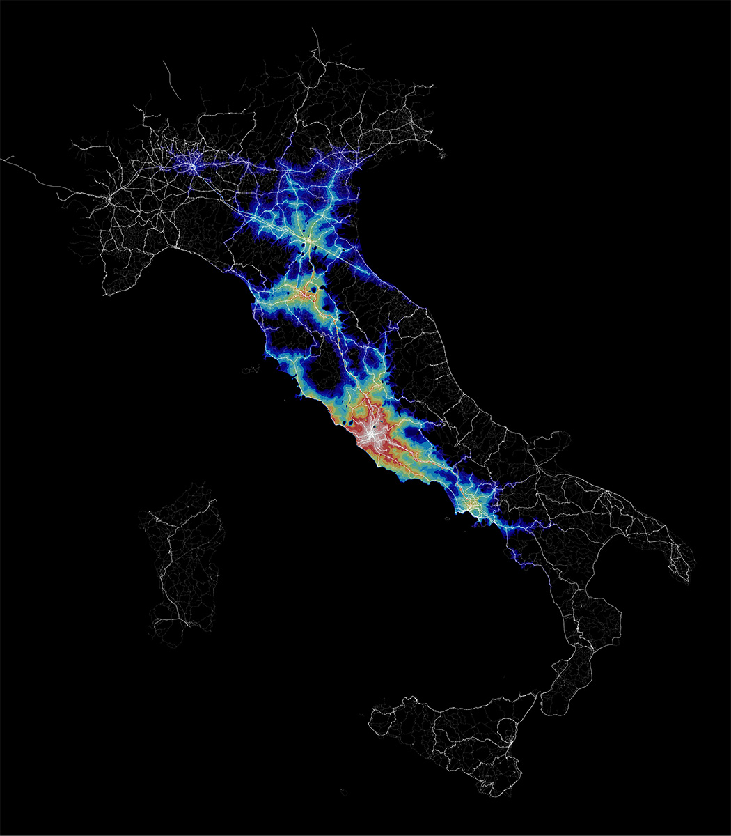 Roma Area: rail network 2018-2050