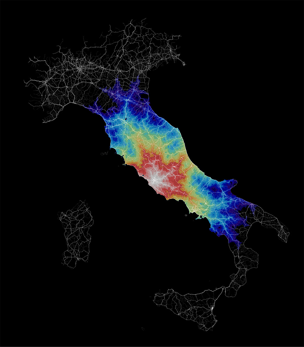 Roma Area: road network 2018-2050