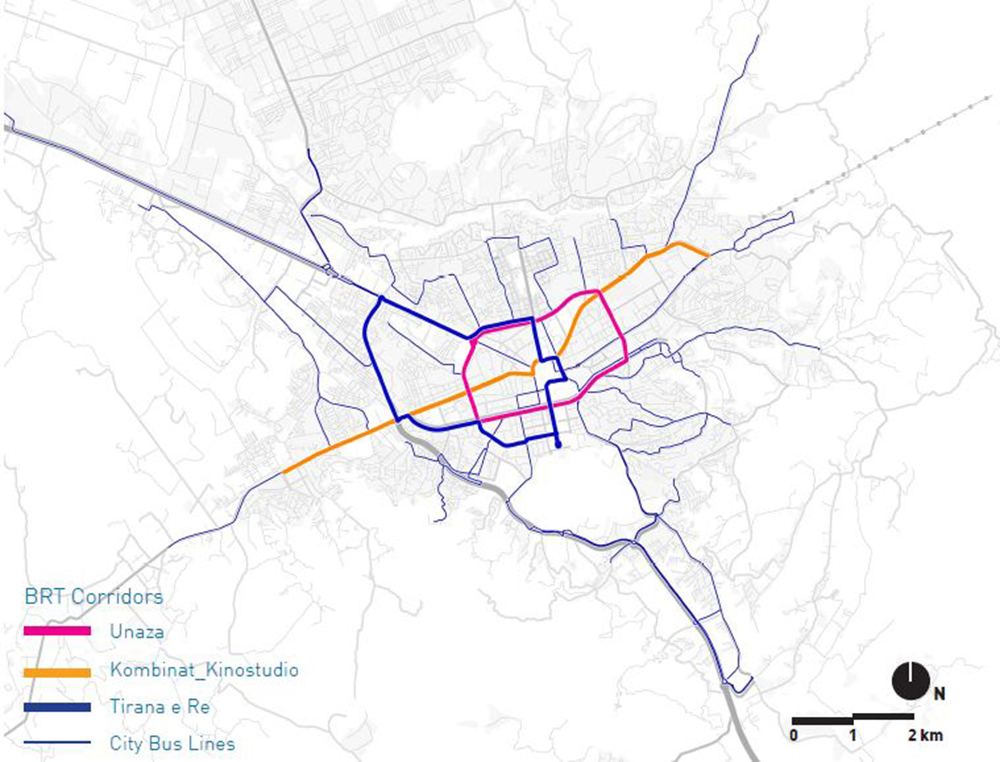 Public transit infrastructure by 2025