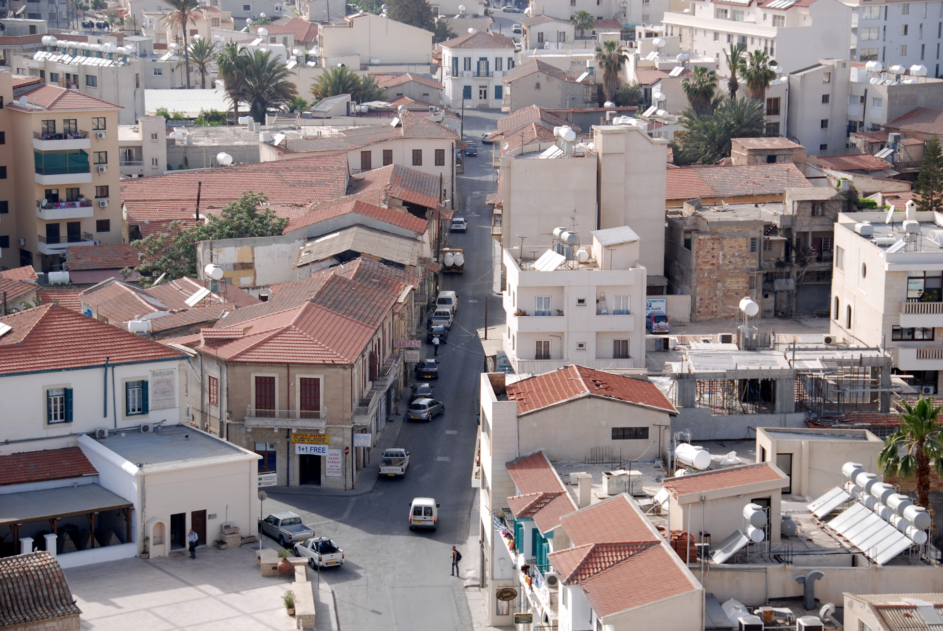 Larnaca historic city center