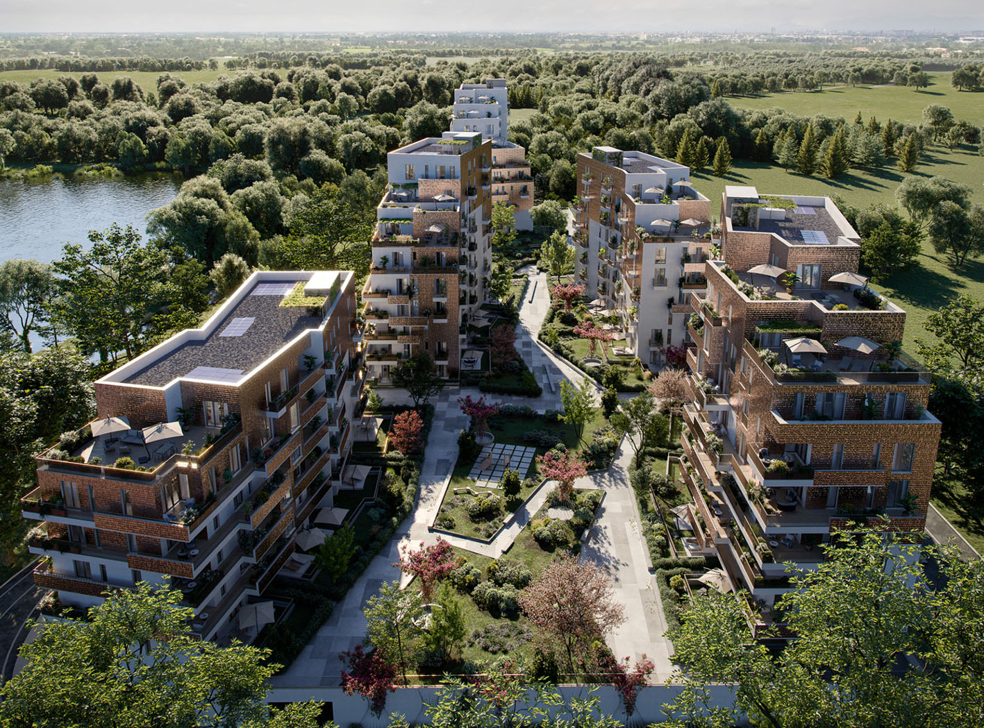 Featured image for Basiglio Development road design