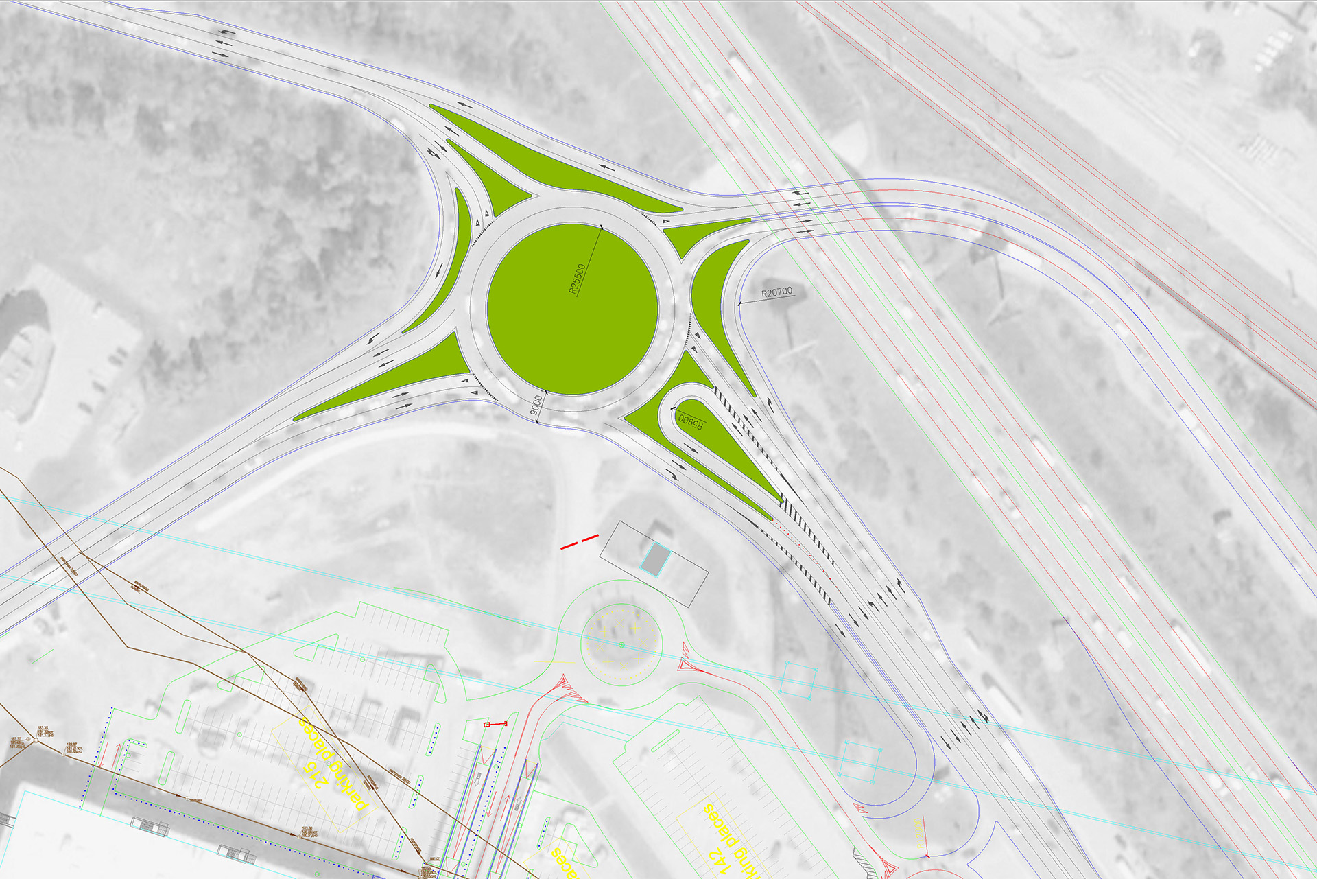 Roundabout detail
