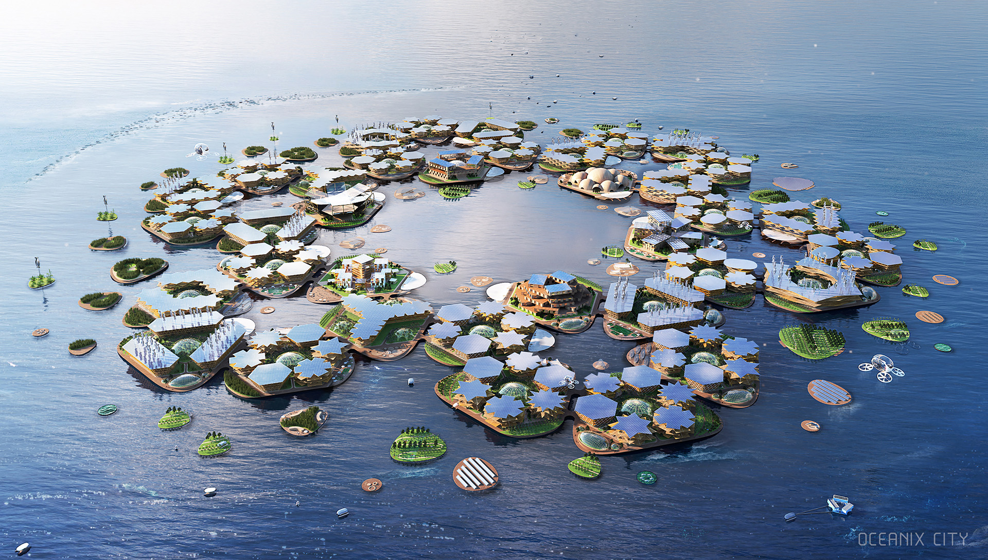 Featured image for Oceanix Floating City