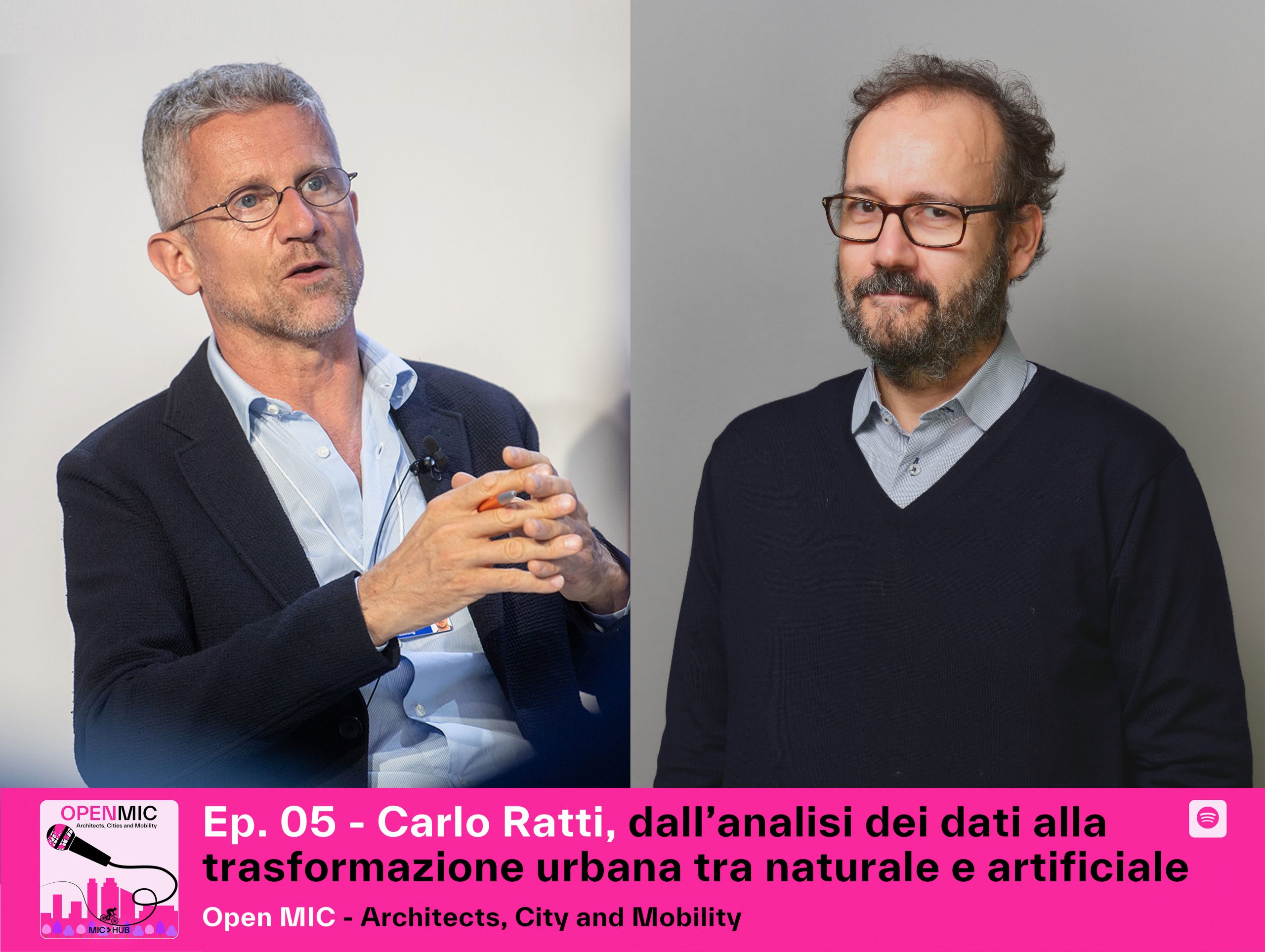 Federico Parolotto e Carlo Ratti (Photo © World Economic Forum, Mattias Nutt)