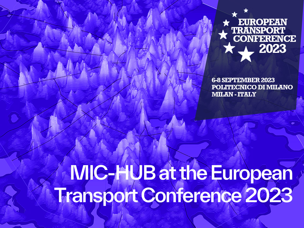 Featured image of  MIC-HUB presents a research project at European Transport Conference