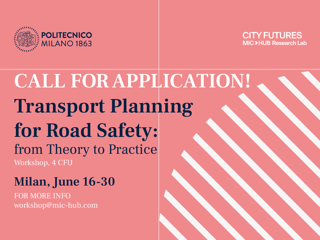 Featured image of  Transport Planning for Road Safety: From Theory to Practice, Politecnico di Milano