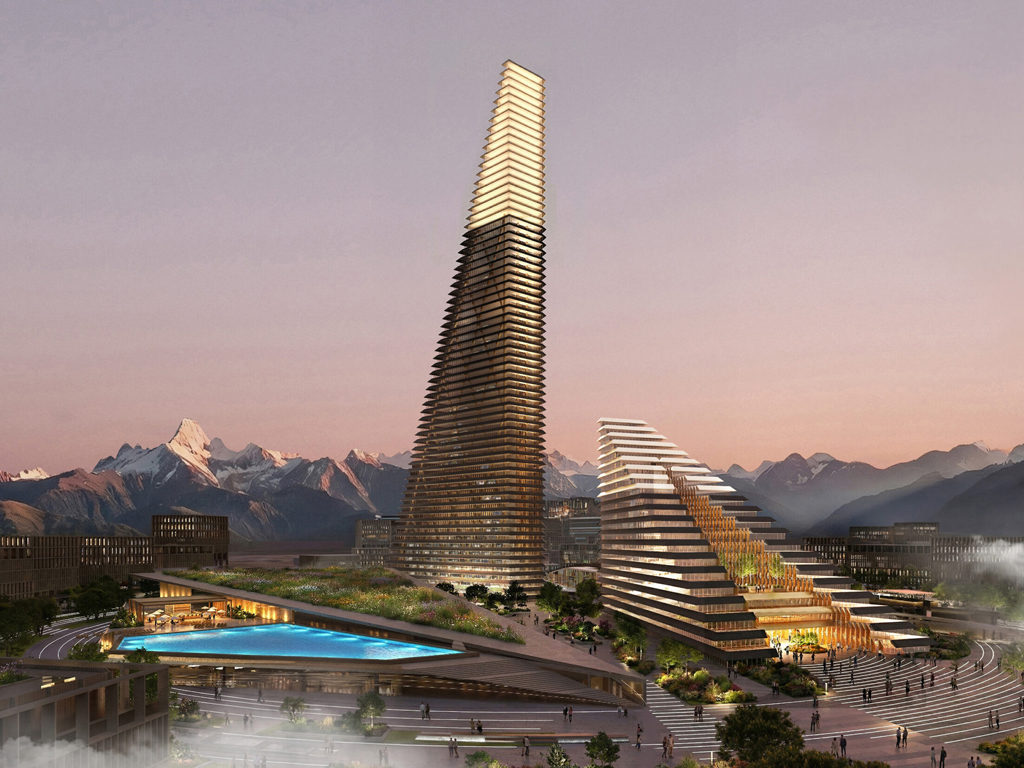Featured image of Alatau City’s new Central Business District, Kazakhstan
